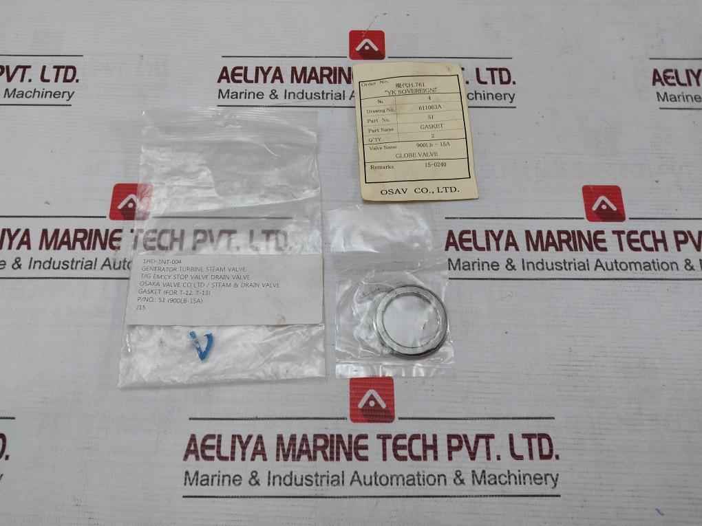 Osaka Valve 51 Steam Drain Valve 900Lb-15A