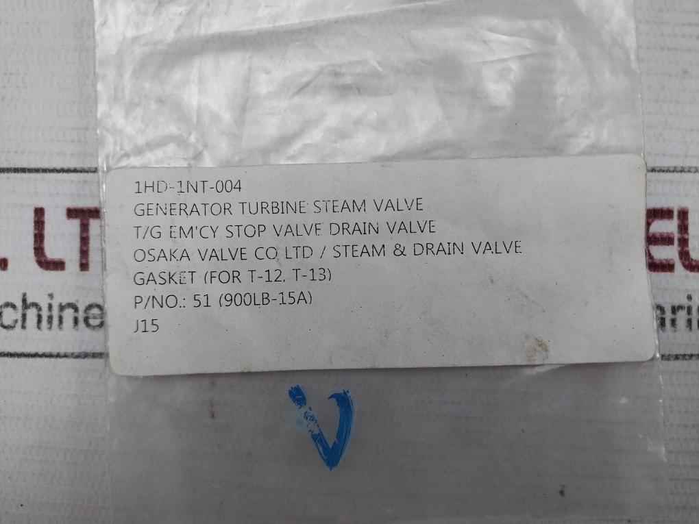 Osaka Valve 51 Steam Drain Valve 900Lb-15A