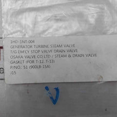Osaka Valve 51 Steam Drain Valve 900Lb-15A