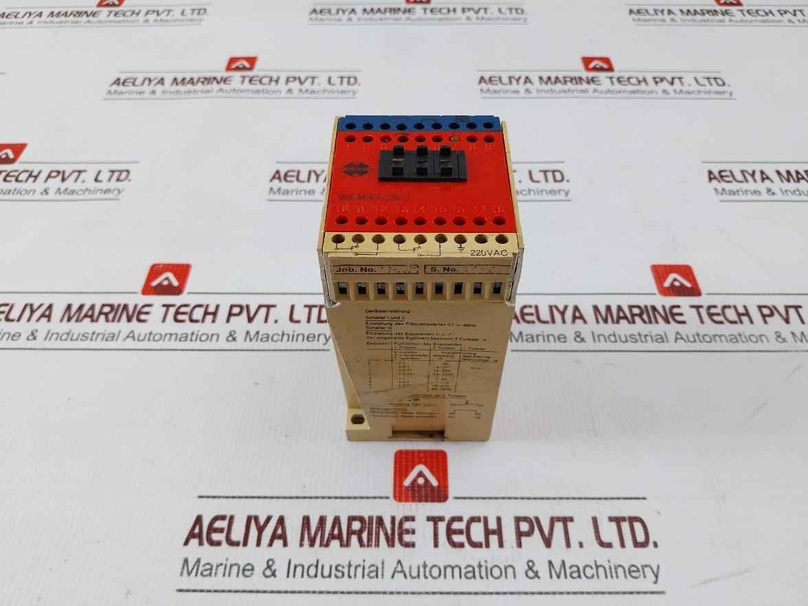 Osna Electronics We M/Ex-dw-t Programmable Speed Monitor 220Vac