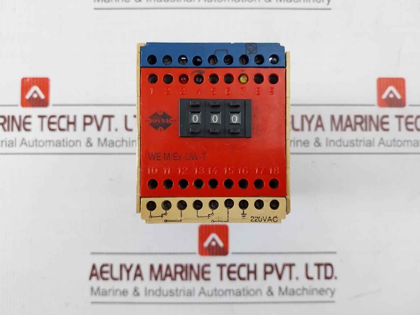 Osna Electronics We M/Ex-dw-t Programmable Speed Monitor 220Vac