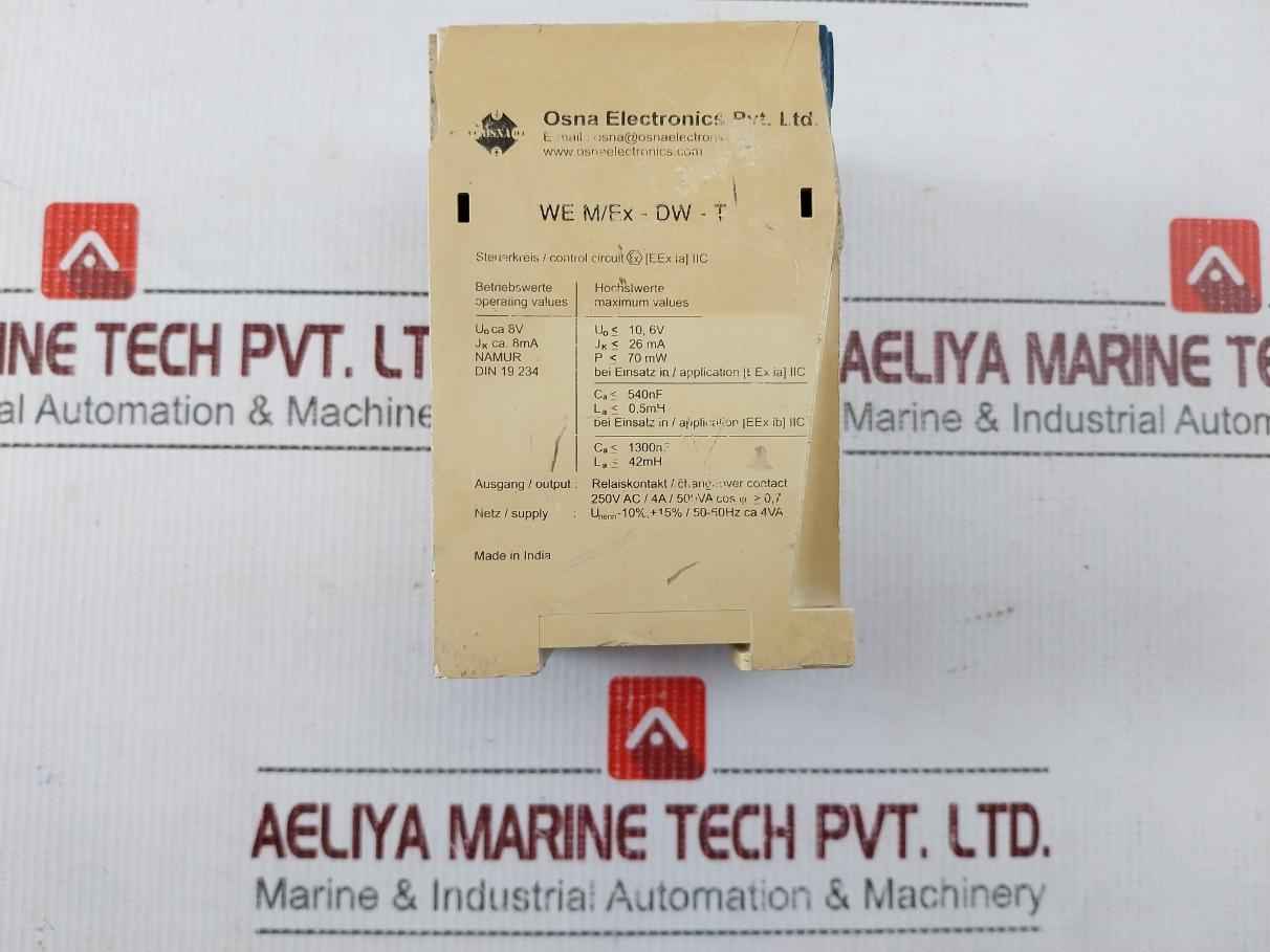 Osna Electronics We M/Ex-dw-t Programmable Speed Monitor 220Vac