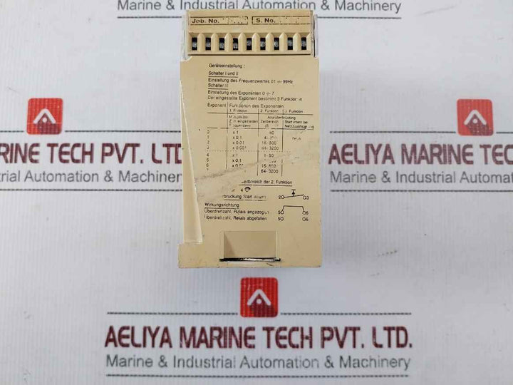 Osna Electronics We M/Ex-dw-t Programmable Speed Monitor 220Vac