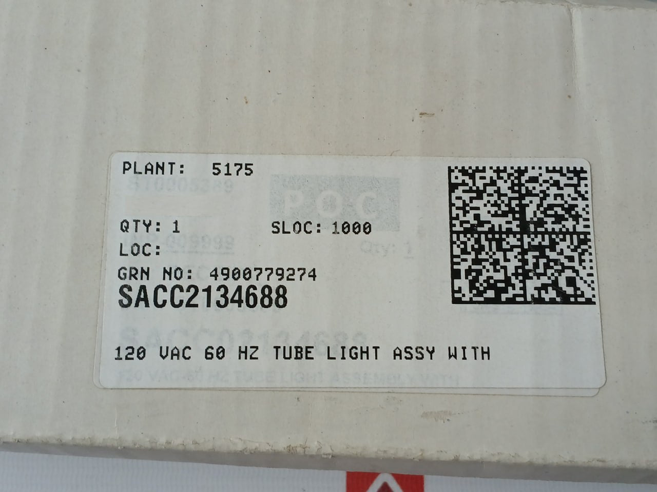 Osram Dulux S 11W/11-860 Tube Light And Fitting Assembly 60Hz 120V Ac