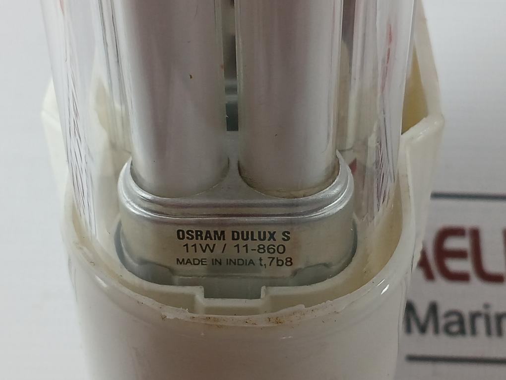 Osram Dulux S 11W/11-860 Tube Light And Fitting Assembly 60Hz 120V Ac