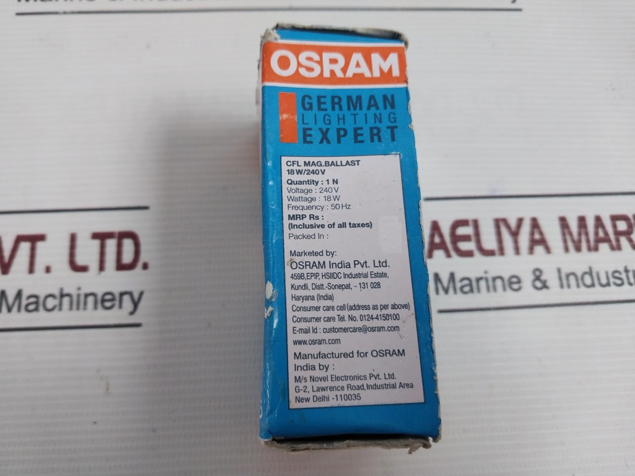 Osram Obcf18 Vpit Copper Ballast 240V 18W 50 Hz