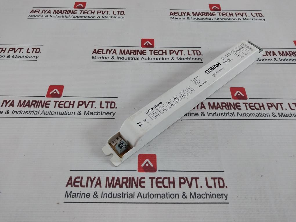 Osram Qtz 2X36/240 Electronic Control Gear Ballast 240V Ac 50 Hz