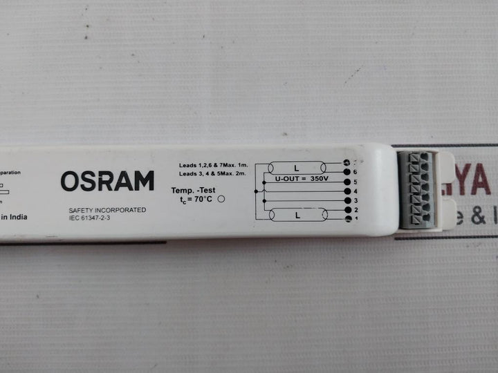 Osram Qtz 2X36/240 Electronic Control Gear Ballast 240V Ac 50 Hz