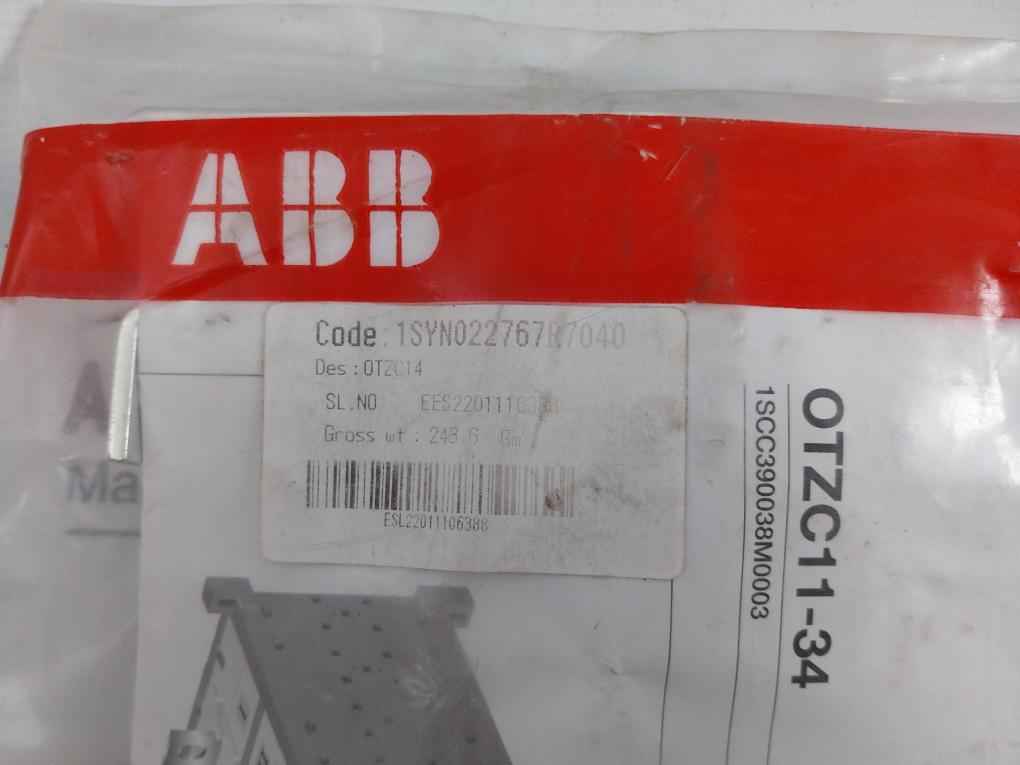 Ot160E04C Switch Fuse Unit 50-60Hz Abb- New