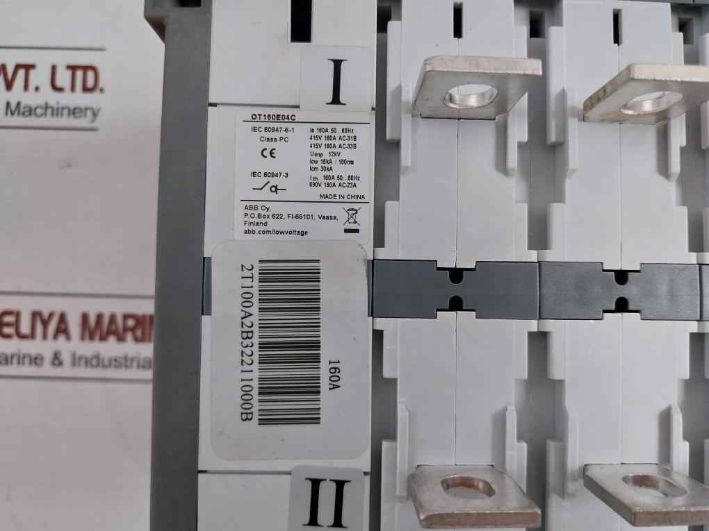 Ot160E04C Switch Fuse Unit 50-60Hz Abb- New