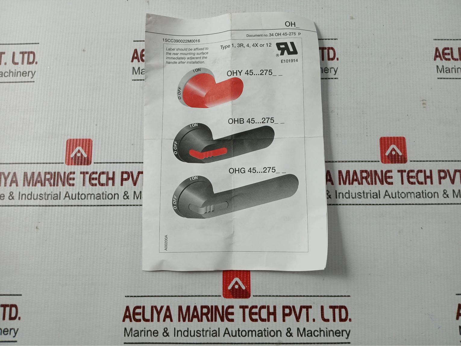 Ot315E03Wp Abb 690V 50-60Hz Base Mounted Switch-disconnector