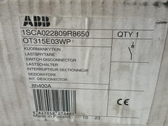 Ot315E03Wp Abb 690V 50-60Hz Base Mounted Switch-disconnector