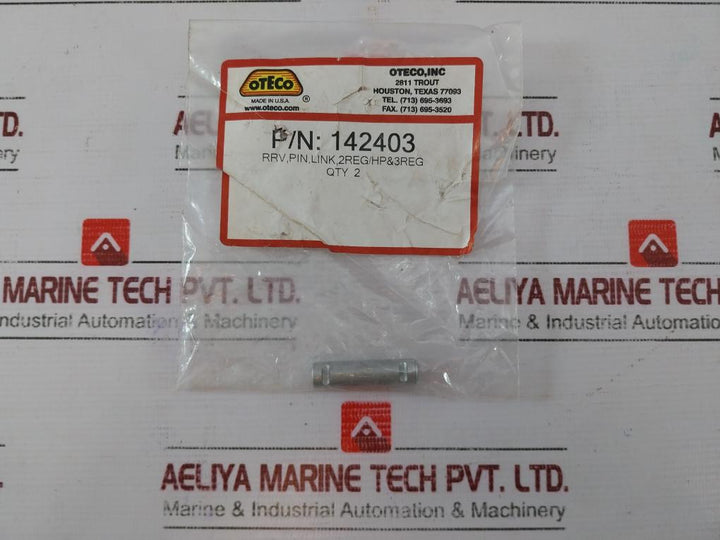 Oteco 142403 Rrv Pin 2 Reg/Hp & 3 Reg (1 Packet = 2Pcs)