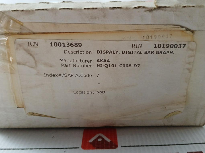 Otek Corporation Digital Bar Graph Display 0-6000 Psi Hi-q101-c008-d7