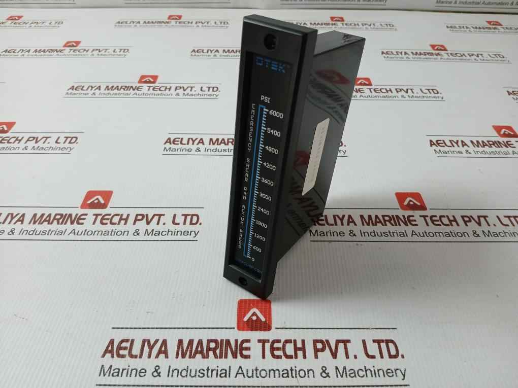Otek Corporation Digital Bar Graph Display 0-6000 Psi Hi-q101-c008-d7