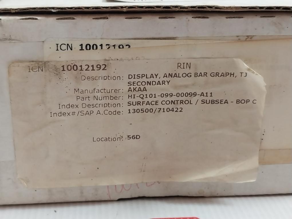 Otek Analog Bar Graph Display Meter 0-300 Psi Hi-q101-099-00099-a11
