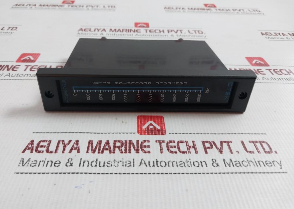 Hi-q101-c008-d3 Digital Bar Graph Display Revision A 0-3000 Psi Otek