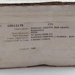 Hi-q101-c008-d3 Digital Bar Graph Display Revision A 0-3000 Psi Otek