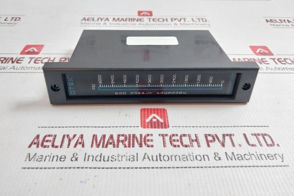Otek Revision A Digital Bar Graph Display 0-6000 Psi Hi-q101-c008-d5