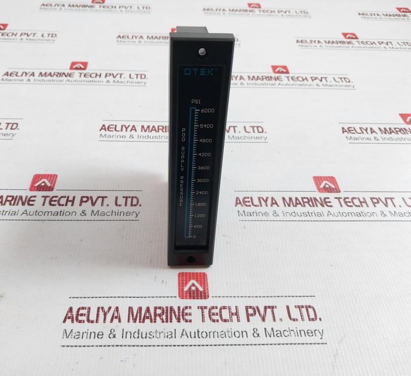 Otek Revision A Digital Bar Graph Display 0-6000 Psi Hi-q101-c008-d5