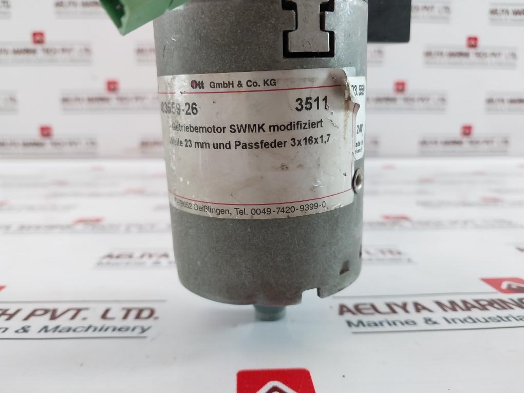 Ott 403559-26 Brushed Dc Gear Motor 24v