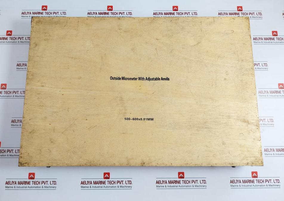 Outside Micrometer With Adjustable Anvils Set 500-600X0.01Mm Sku 204301