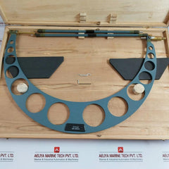 Outside Micrometer With Adjustable Anvils Set 500-600X0.01Mm Sku 204301