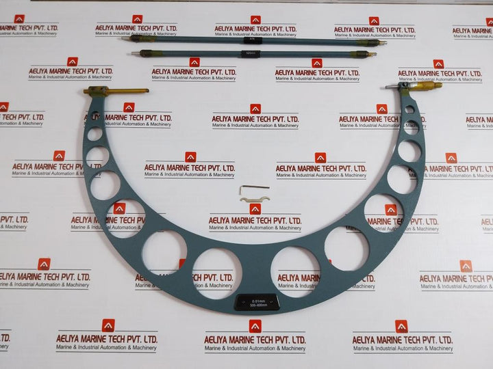 Outside Micrometer With Adjustable Anvils Set 500-600X0.01Mm Sku 204301