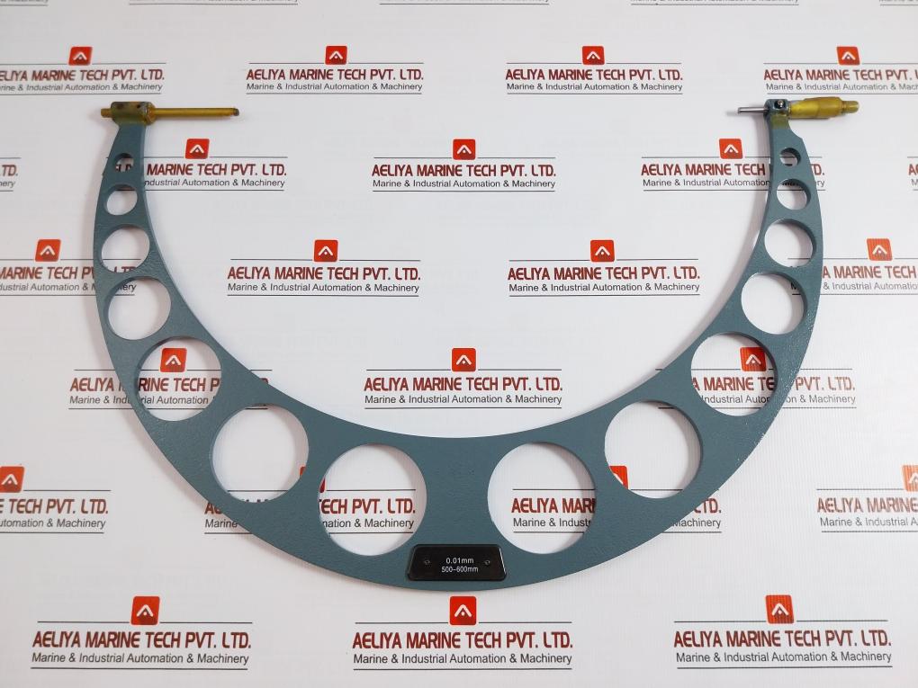 Outside Micrometer With Adjustable Anvils Set 500-600X0.01Mm Sku 204301