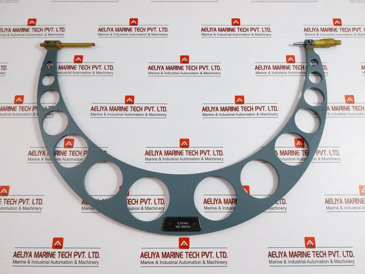 Outside Micrometer With Adjustable Anvils Set 500-600X0.01Mm Sku 204301