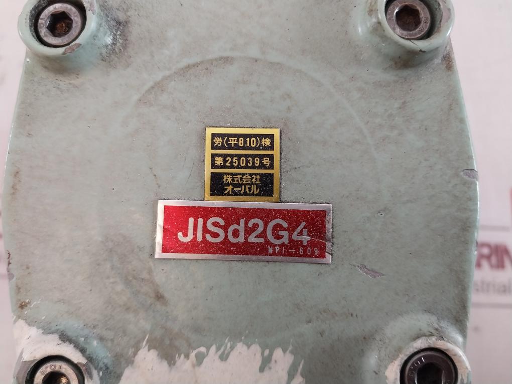 Oval Jisd2G4 Flow Meter 25039 Mnpe-128, Npj-609 100P/Pointer Rev