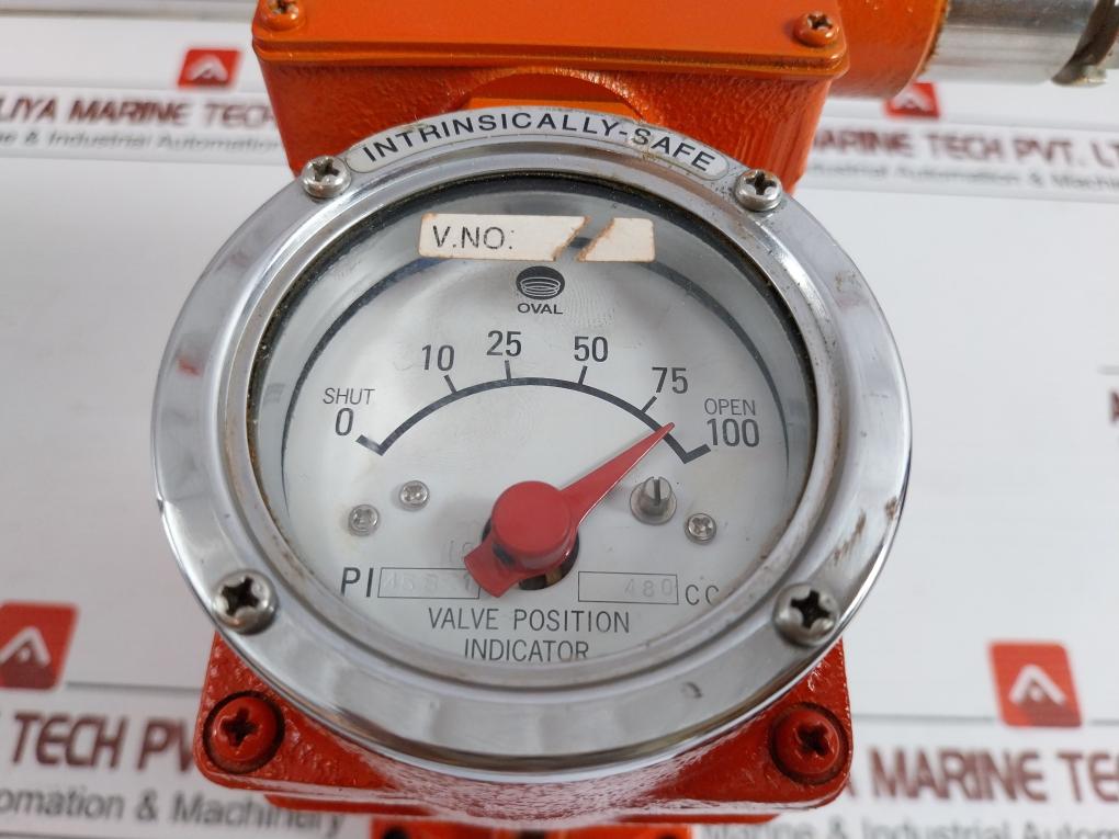 Oval Valve Position Indicator 480Cc Shut 0 To 100 Open Pi45B21