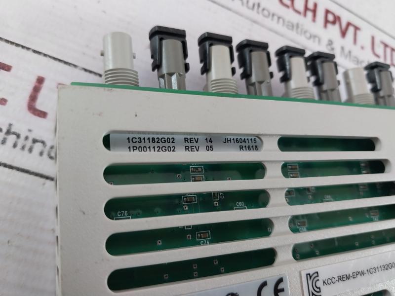 Ovation 1C31132G01 Analog Input Module Rev:07 1C31182G02 1P00112G02 Gtw 18