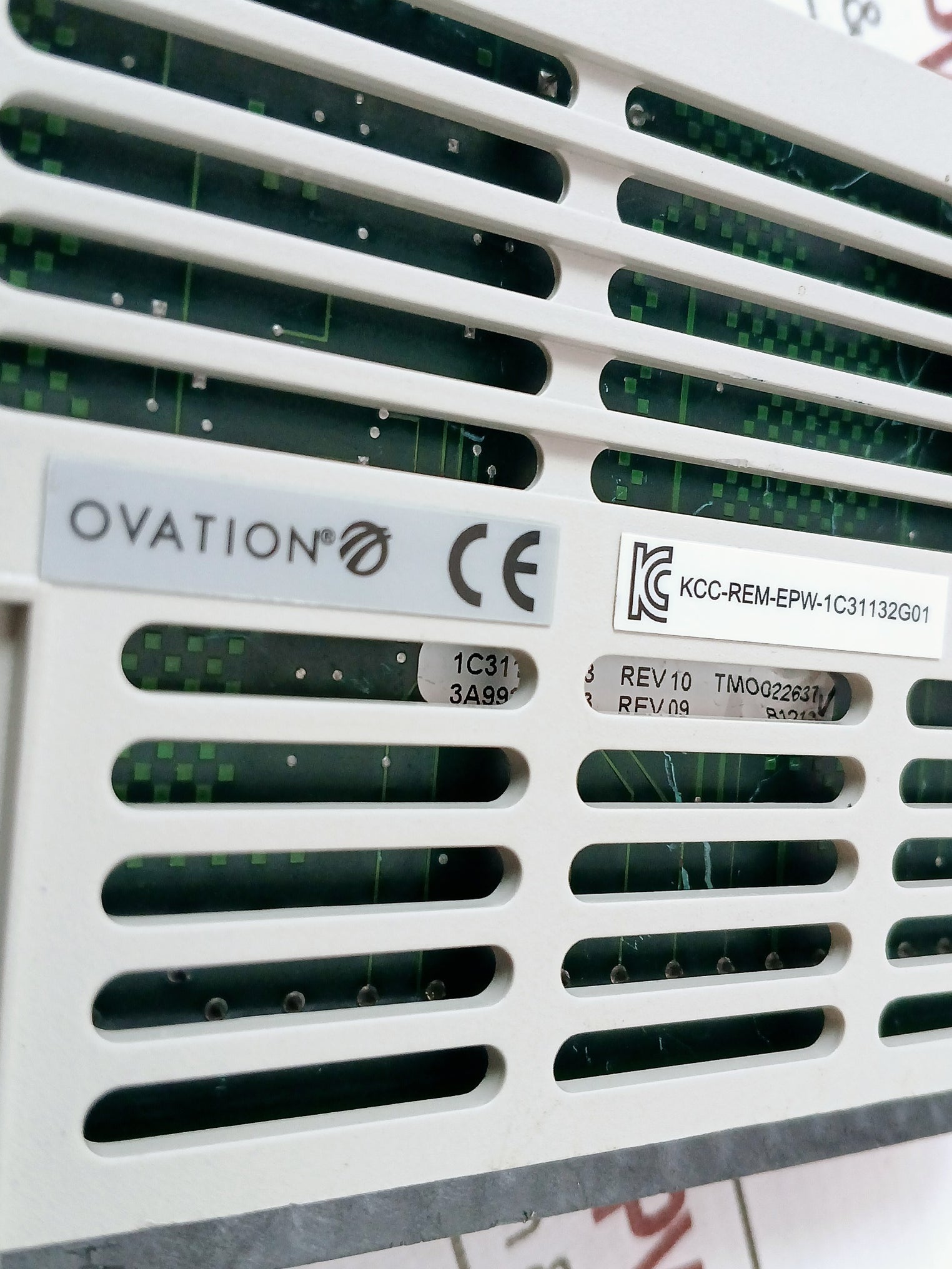 Ovation 1C31132G01 Analog Output Module Rev 07 1C31187G03 Kcc-rem-epw-1C31132G01