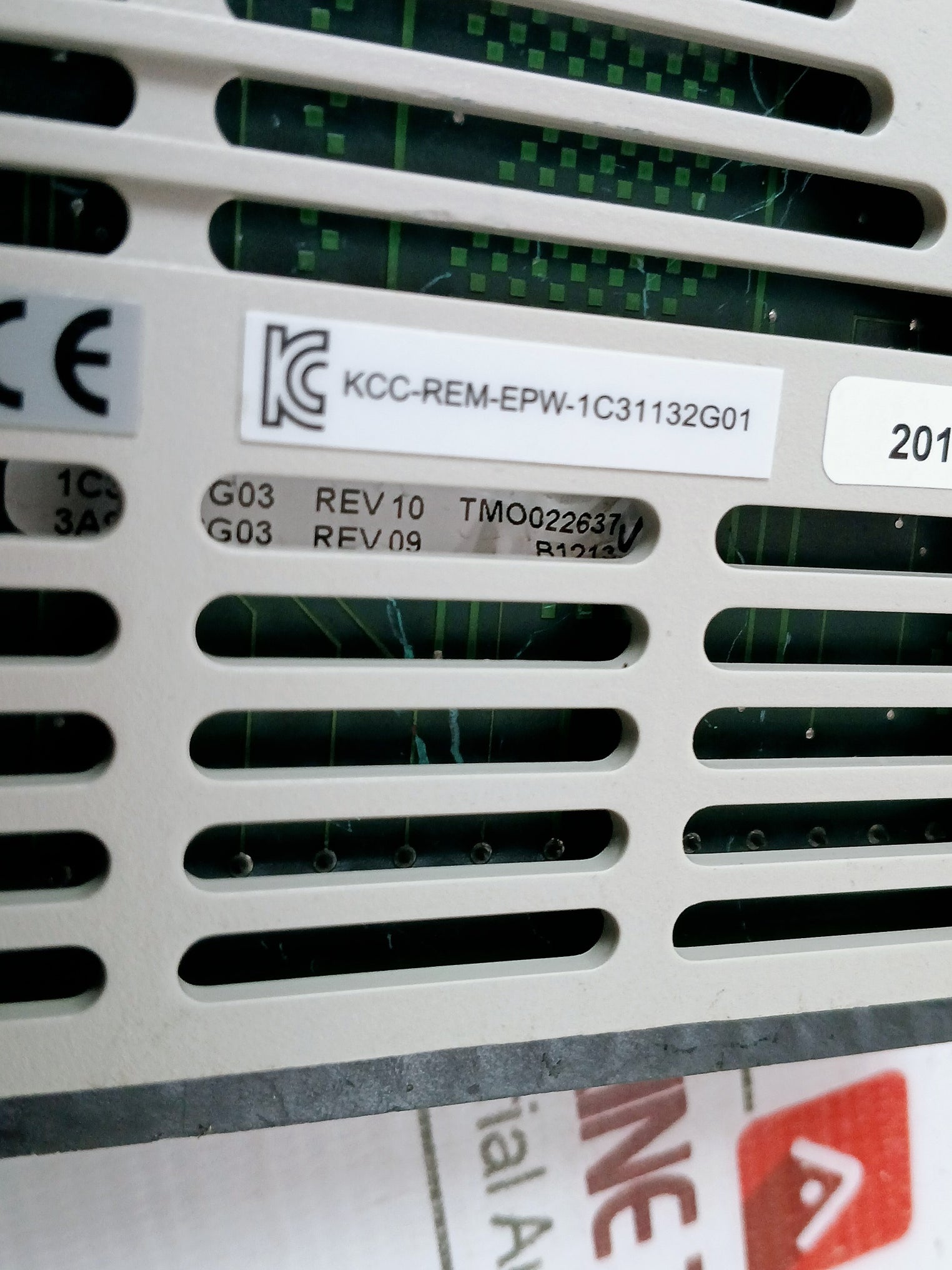 Ovation 1C31132G01 Analog Output Module Rev 07 1C31187G03 Kcc-rem-epw-1C31132G01