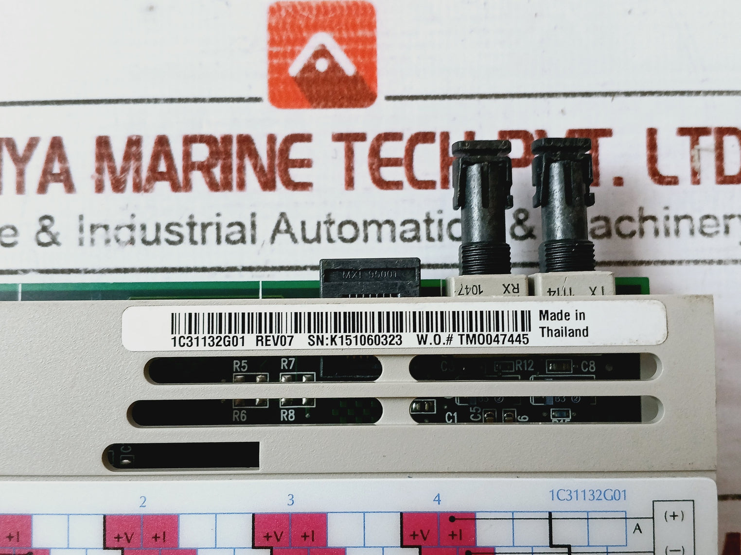 Ovation 1C31132G01 Analog Output Module Rev 07 1C31187G03 Kcc-rem-epw-1C31132G01