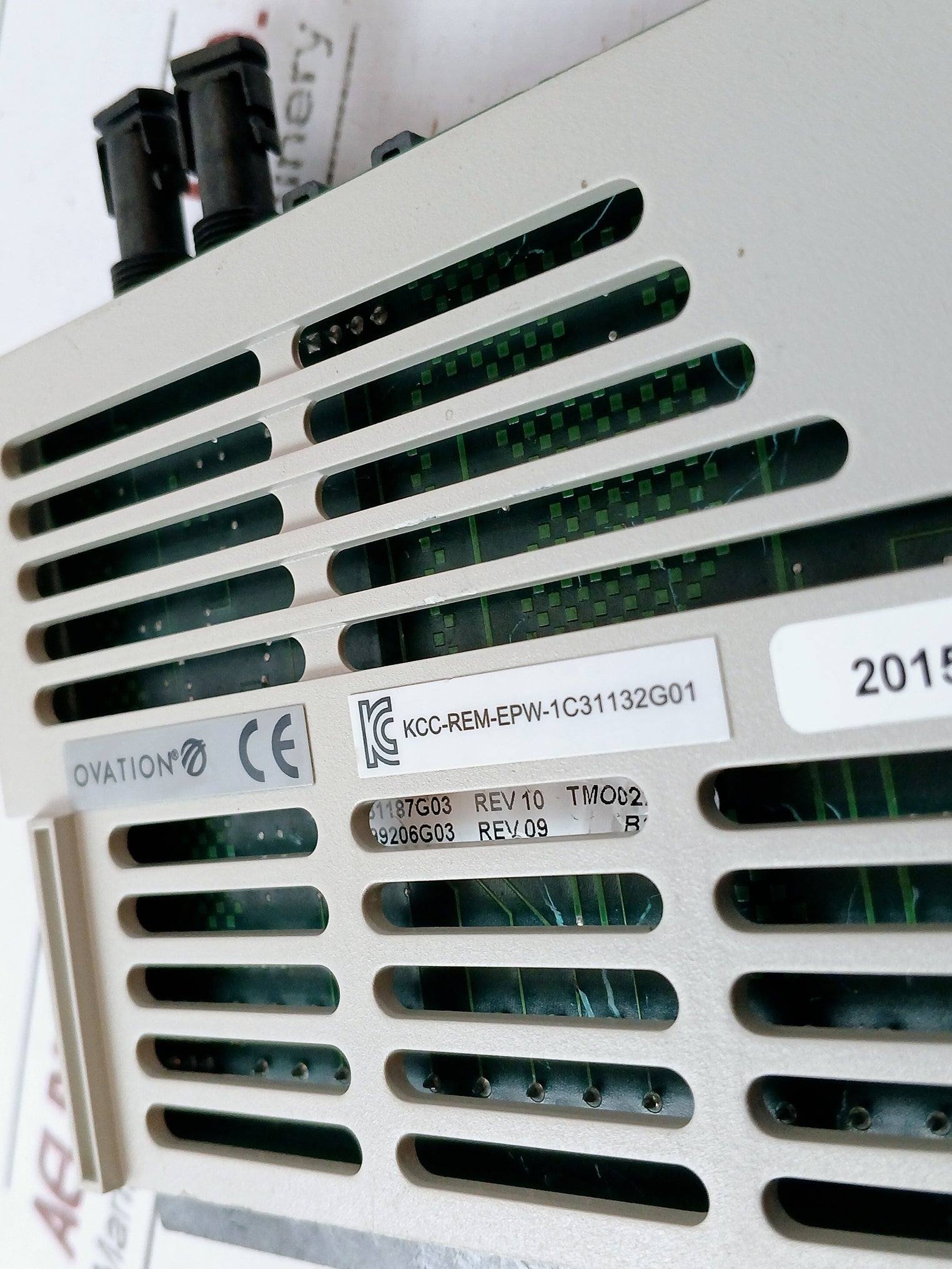 Ovation 1C31132G01 Analog Output Module Rev 07 1C31187G03 Kcc-rem-epw-1C31132G01