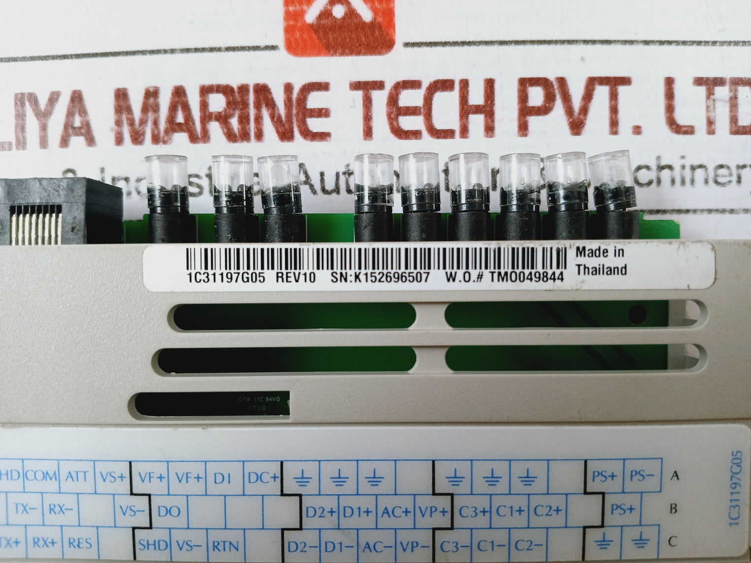 Ovation 1C31197G05 Pmod Assy Valve Positioner 1P00272A04L 94V0