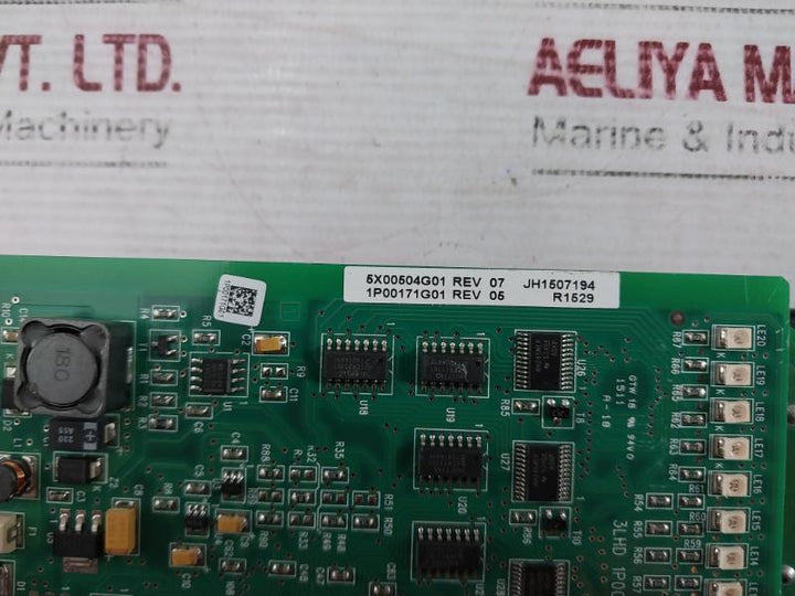 Ovation 1P00171A03 Printed Circuit Board 5X00504G01 Rev. 07