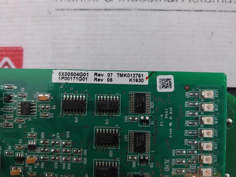 Ovation 1P00171A03 Printed Circuit Board 5X00504G01 Rev. 07