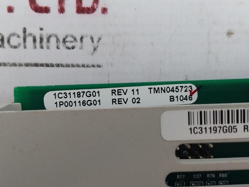 Ovation 1c31197g05 Pmod Assy Valve Positioner Rev 09 Tmn045723 94v0