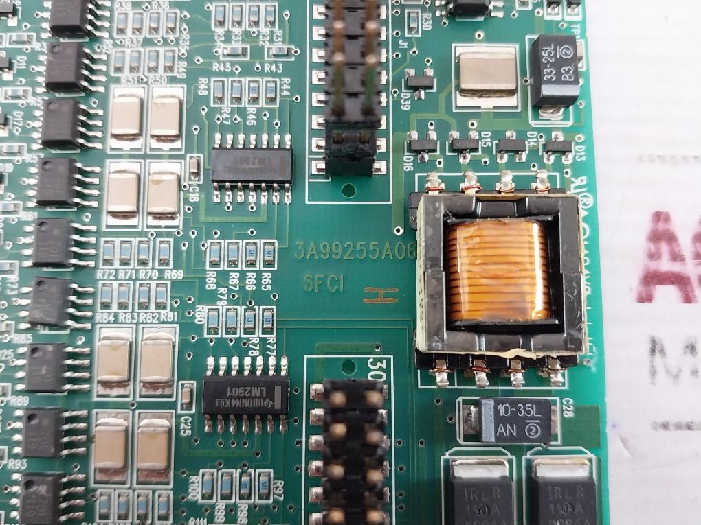 Ovation 3A99255G Pcb For Analog Input Module 1C31143G04 3A99255A06 1494V0 Rev 08