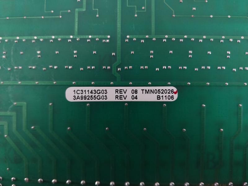 Ovation 3A99255G Printed Circuit Board Assembly Rev 04 3A99255G03