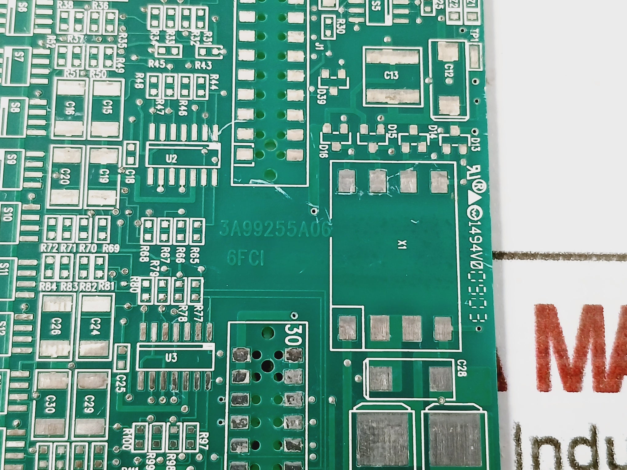 Ovation 3A99255G Printed Circuit Board Assembly Rev 08 1494V-0 1C31143G03