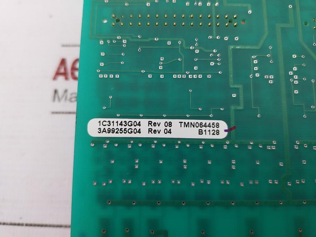 Ovation 3a99255g Pcb For Analog Input Module 14 94v0 Rev: 08 Tmn064458 B1128