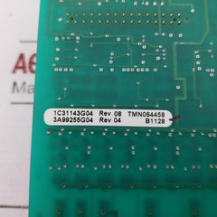 Ovation 3a99255g Pcb For Analog Input Module 14 94v0 Rev: 08 Tmn064458 B1128