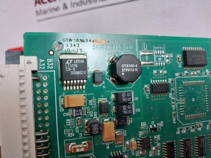 Ovation 5148268-5 Printed Circuit Board 1p00020a06 3a99235a05 5ldi Rev. 08 94v