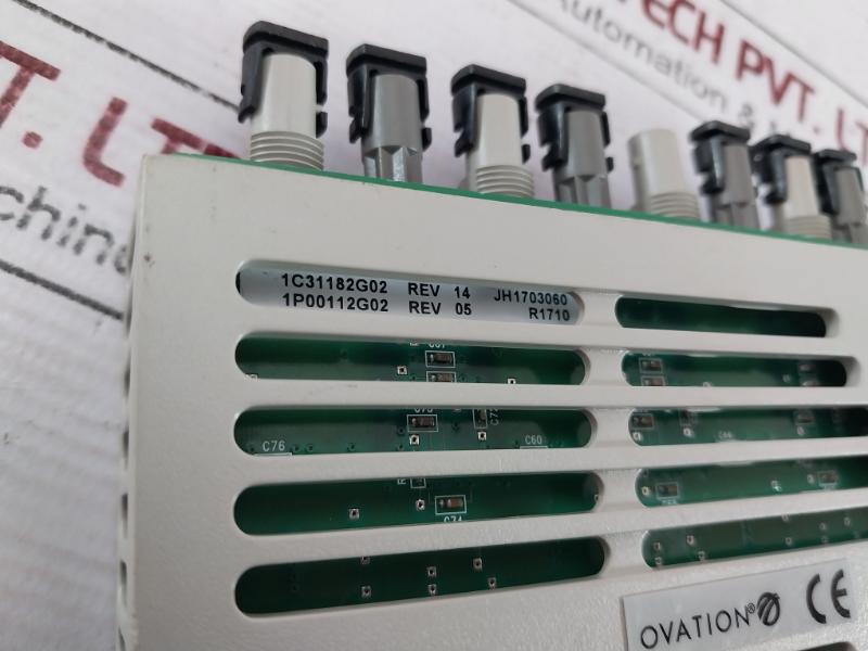 Ovation 5X00059G01 Hart Analog Input Module 1C31182G02 Rev 14 1P00112G02 Gtw 18