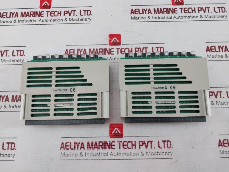 Ovation 5X00121G01 8 Channel Rtd Input Module 94V0 5X00110G01 1P00024G01
