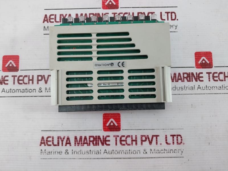 Ovation 5X00121G01 8 Channel Rtd Input Module 94V0 5X00110G01 1P00024G01